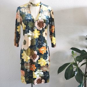 Current+Project Velvet Autumn Floral Dress